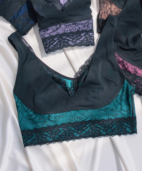 HEAVEN Japan（ヘヴンジャパン）の「夜寄るブラ(ナイトブラ)　ノンワイヤーブラジャー（ナイトブラ・レディース・ピンク/レモンイエロー/ブラック/レッド/ターコイズブルー/ベージュ系その他/パープル/ブルー/チェリーピンク/エメラルド/ワインレッド/ライトグレー系1/ピンク系/ライトグリーン/ローズ/バーガンディー/ライトブルー/ベージュ/ライトパープル/ブラウン・S/L/M/LL/3L/XS/SG/MG/LG/LLG/3LG/SGG/LGG/4LG/LLGG/MGG/4L）」の7枚目の写真