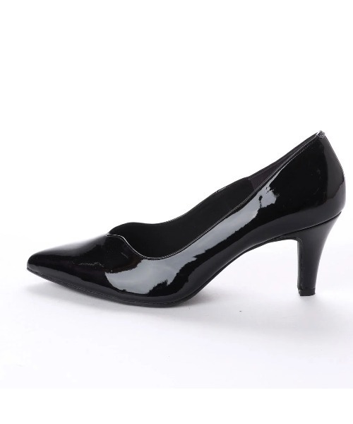 Launa lea(ラウナレア)の「【21.5cm~26cm】RainyDay Vカットパンプス(R9016)(レインシューズ・レディース・ライトベージュ/ブラック/グレイッシュベージュ/ブラック系その他・22.0cm/22.5cm/23.0cm/23.5cm/24.0cm/24.5cm/25.0cm/25.5cm/26.0cm/21.5cm)」の11枚目の写真