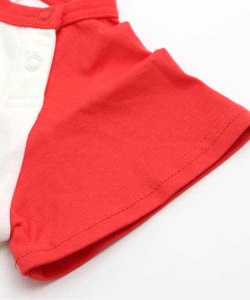 BREEZE（ブリーズ）の「フレアラグランロゴTシャツ（Tシャツ/カットソー・キッズ・ブラック/レッド・120/100/90/110/140/80/130）」の6枚目の写真