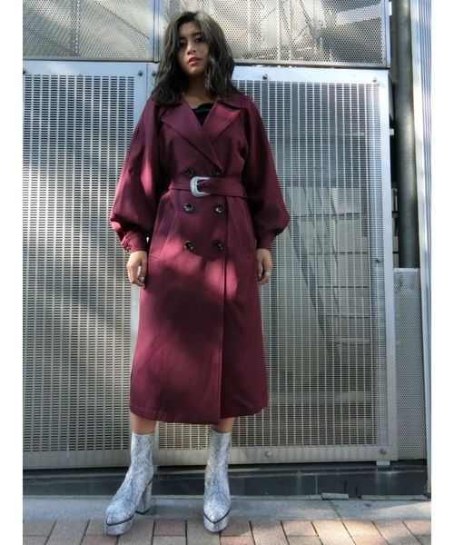 EVRIS(エヴリス)の「フェイクパイソンチャンキーヒールブーツ(ブーツ・レディース・ホワイト/レッド/ブラウン・SMALL/MEDIUM/LARGE)」の8枚目の写真