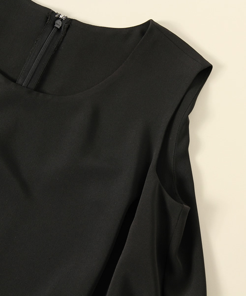BEAMS LIGHTS Women's(ビームスライツ ウィメンズ)の「BEAMS LIGHTS / カサネ ノースリーブオールインワン<WEB限定>(つなぎ/オールインワン・レディース・ブラック/ネイビー/ベージュ/グレー・36/38)」の16枚目の写真