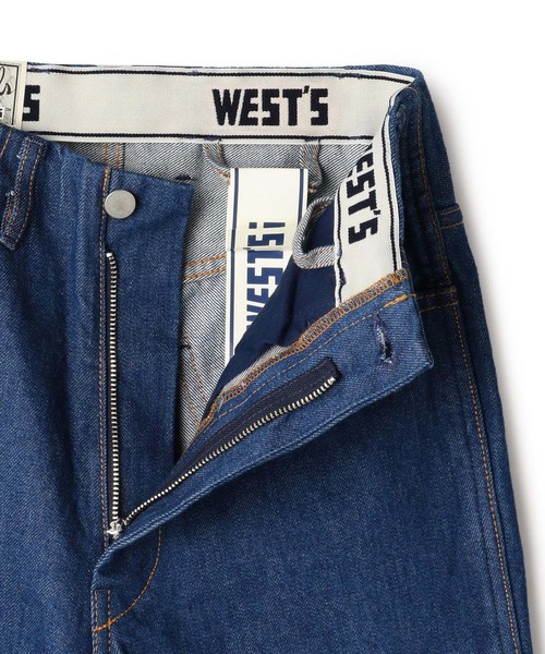 WESTOVERALLS（ウエストオーバーオールズ）の「WESTOVERALLS デニムパンツ"801S"（デニムパンツ・レディース・ブルー・24/26/30）」の6枚目の写真