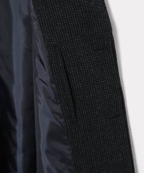 美品⭐️ADAM ET ROPE ロングコート チェック セール】【Jamieson's】 チェックロングコート（ステンカラー