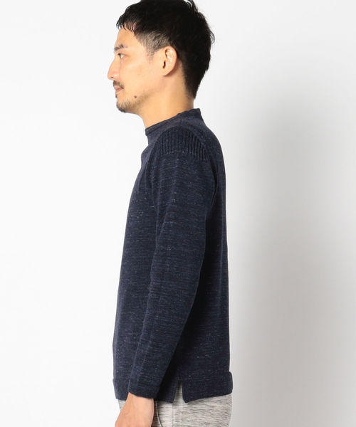 SHIPS（シップス）の「SC: コットン/ウール AMOSSA(R) ボートネック ニット（ニット/セーター・メンズ・ベージュ系その他/イエロー系その他2/ネイビー/ダークブルー/コバルトブルー・SMALL/MEDIUM/LARGE/X-LARGE）」の15枚目の写真