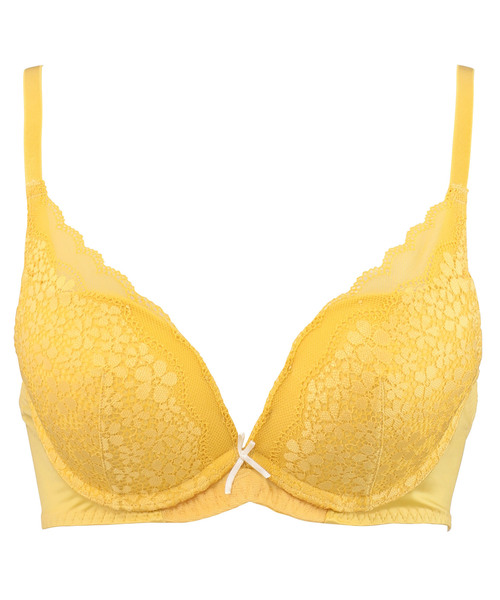 AMOSTYLE BY Triumph（アモスタイルバイトリンプ）の「デイジーレース 夢みるブラ DeepV ブラ＆ショーツセット【B,C,Dカップ】AMST1150 WHU2 + Hikini（ブラ&ショーツ・レディース・ブラック/イエロー/ミント/グレー/パープル/カーキ・B65/B70/C70/D70/B75/C65/C75/D65/D75/A70/A75/C80/D80/C75L/D75L/D80L/C80L）」の6枚目の写真