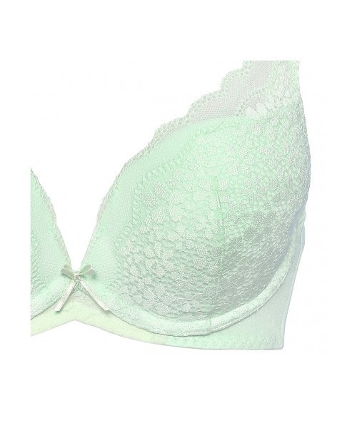 AMOSTYLE BY Triumph（アモスタイルバイトリンプ）の「デイジーレース 夢みるブラ DeepV ブラ＆ショーツセット【B,C,Dカップ】AMST1150 WHU2 + Hikini（ブラ&ショーツ・レディース・ブラック/イエロー/ミント/グレー/パープル/カーキ・B65/B70/C70/D70/B75/C65/C75/D65/D75/A70/A75/C80/D80/C75L/D75L/D80L/C80L）」の10枚目の写真