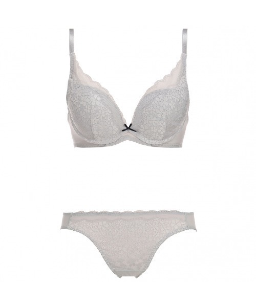 AMOSTYLE BY Triumph（アモスタイルバイトリンプ）の「デイジーレース 夢みるブラ DeepV ブラ＆ショーツセット【B,C,Dカップ】AMST1150 WHU2 + Hikini（ブラ&ショーツ・レディース・ブラック/イエロー/ミント/グレー/パープル/カーキ・B65/B70/C70/D70/B75/C65/C75/D65/D75/A70/A75/C80/D80/C75L/D75L/D80L/C80L）」の22枚目の写真