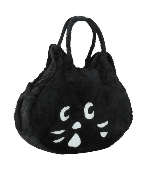 にゃー（ニャー）の「もこにゃーバッグ / バッグ（トートバッグ・レディース・ブラック・FREE）」の3枚目の写真