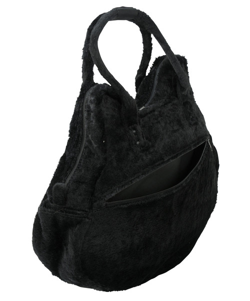 にゃー（ニャー）の「もこにゃーバッグ / バッグ（トートバッグ・レディース・ブラック・FREE）」の6枚目の写真