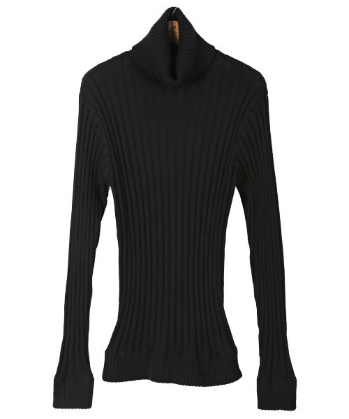 LUXSTYLE(ラグスタイル)の「リブタートルネックニットセーター(ニット/セーター・メンズ・ホワイト/ブラック/レッド/杢グレー・M/L/XL)」の7枚目の写真