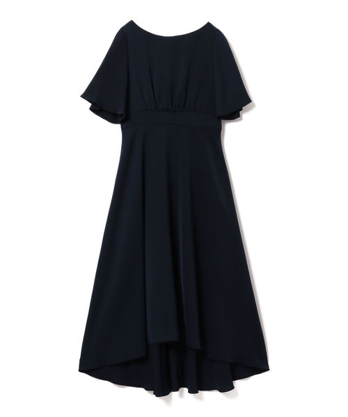 ｌｉｔｔｌｅ　ｂｌａｃｋ：バックＶネックフレアワンピース／シップス セール】little black:バックVネックフレアワンピース