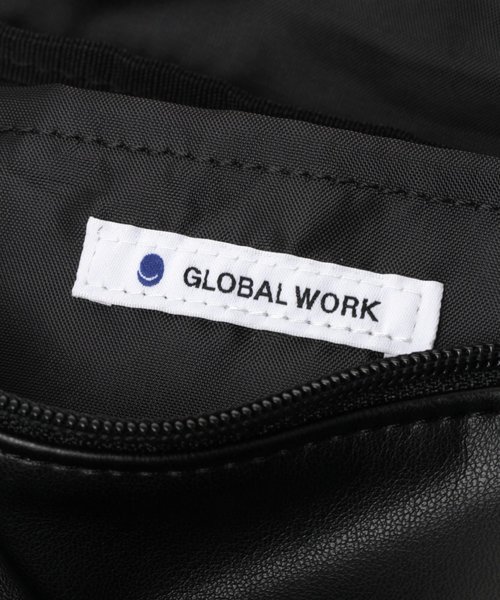 GLOBAL WORK（グローバルワーク）の「ウェストバッグ/819653（ボディバッグ/ウエストポーチ・レディース・ブラック/ホワイト・FREE）」の10枚目の写真