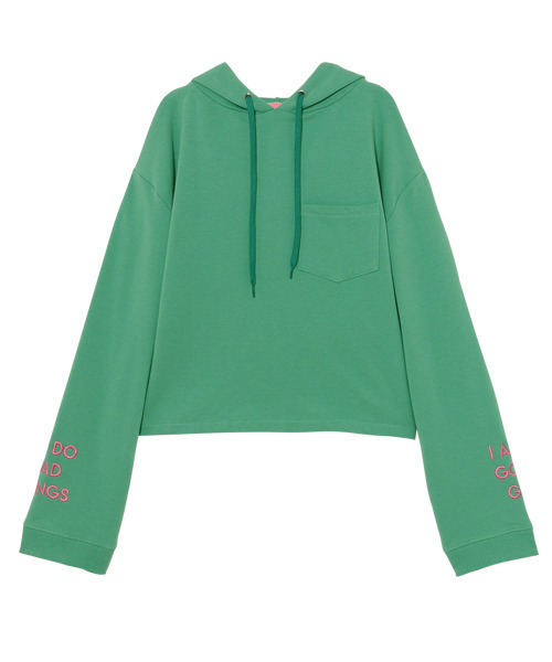Candy Stripper（キャンディストリッパー）の「GOOD GIRL フーディ（パーカー・レディース・ブラック/グリーン/ピンク・2）」の5枚目の写真