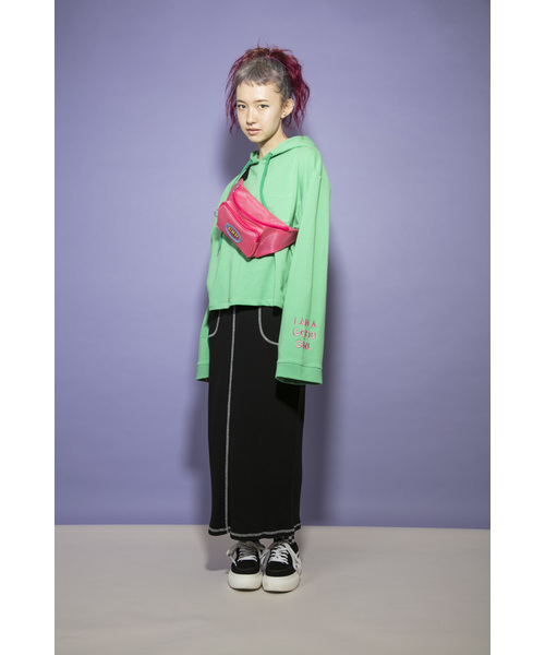 Candy Stripper（キャンディストリッパー）の「GOOD GIRL フーディ（パーカー・レディース・ブラック/グリーン/ピンク・2）」の14枚目の写真