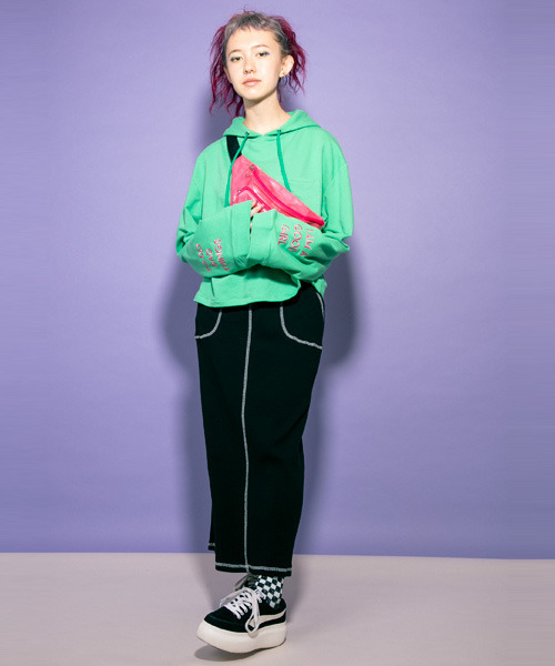 Candy Stripper（キャンディストリッパー）の「GOOD GIRL フーディ（パーカー・レディース・ブラック/グリーン/ピンク・2）」の16枚目の写真