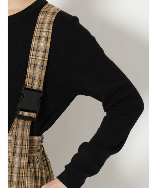 jouetie（ジュエティ）の「プリーツロングチェックスカート（スカート・レディース・ベージュ/レッド/ピンク・MEDIUM）」の16枚目の写真