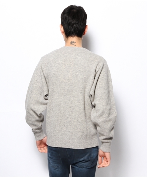 And A（アンドエー）の「NEW YORK Pullover (JACKSON MATISSE)（ニット/セーター・メンズ・グレー・SMALL/MEDIUM）」の6枚目の写真