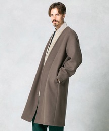 UNITED TOKYO | Super120'sメルトンVネックコート(チェスターコート)