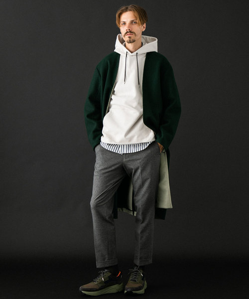 最終値下げ！　日本製　united tokyo ノーカラー　メルトンコート UNITED TOKYO（ユナイテッドトウキョウ）の「super180's