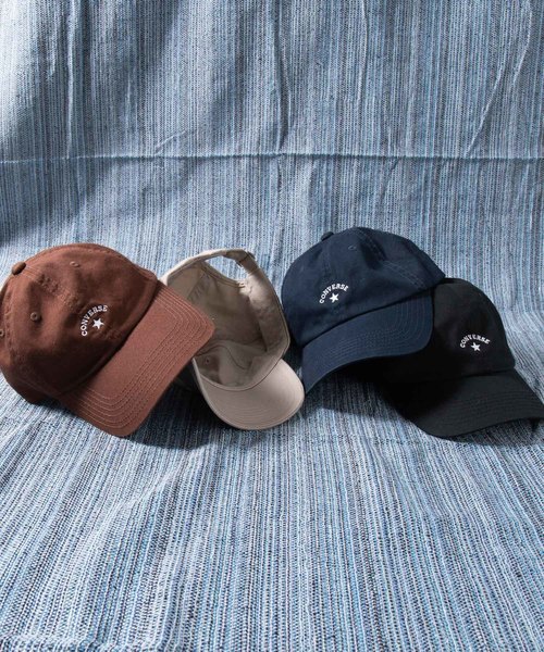 CONVERSE（コンバース）の「∴WEGO/CONVERSE別注アーチロゴLowCap（キャップ・メンズ・ブラック/ダークベージュ/ネイビー/ブラウン・FREE）」の12枚目の写真