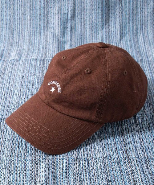 CONVERSE（コンバース）の「∴WEGO/CONVERSE別注アーチロゴLowCap（キャップ・メンズ・ブラック/ダークベージュ/ネイビー/ブラウン・FREE）」の9枚目の写真