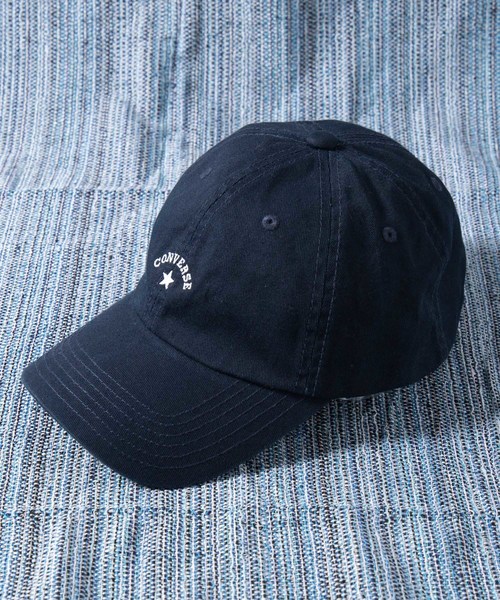 CONVERSE（コンバース）の「∴WEGO/CONVERSE別注アーチロゴLowCap（キャップ・メンズ・ブラック/ダークベージュ/ネイビー/ブラウン・FREE）」の6枚目の写真