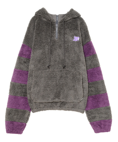 Candy Stripper(キャンディストリッパー)の「ODD ELEPHANT BOA HOODIE(パーカー・レディース・ブラック/グレー/アイボリー・2)」の9枚目の写真
