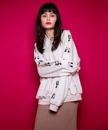 CANDY STRIPPER パンダボアショートジャケット キャンディストリッパー24年冬・梅春アウター、ふんわりボア