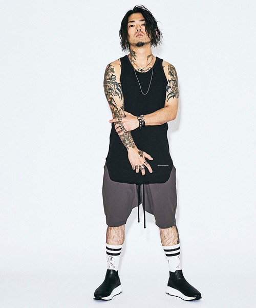 MSML(エムエスエムエル)の「LONG TANK TOP(タンクトップ・メンズ・カーキ/レッド/ホワイト/ブラック・SMALL/MEDIUM/LARGE)」の10枚目の写真