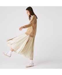 ミドルカットプリーツスカート