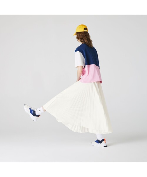 LACOSTE(ラコステ)の「ミドルカットプリーツスカート(スカート・レディース・ストーン/レッド/イエロー/オフホワイト/ライトブルー・S/M/L/XS)」の7枚目の写真