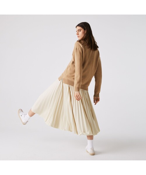 LACOSTE(ラコステ)の「ミドルカットプリーツスカート(スカート・レディース・ストーン/レッド/イエロー/オフホワイト/ライトブルー・S/M/L/XS)」の12枚目の写真