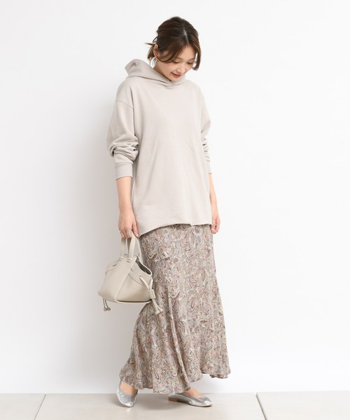 DouDou（ドゥドゥ）の「ペイズリー柄スカート（スカート・レディース・ベージュ/グリーン・FREE）」の17枚目の写真