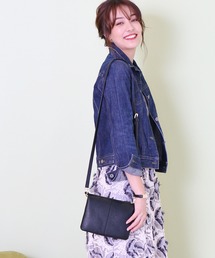 [Mia Borsa]牛革レザーショルダーバッグ