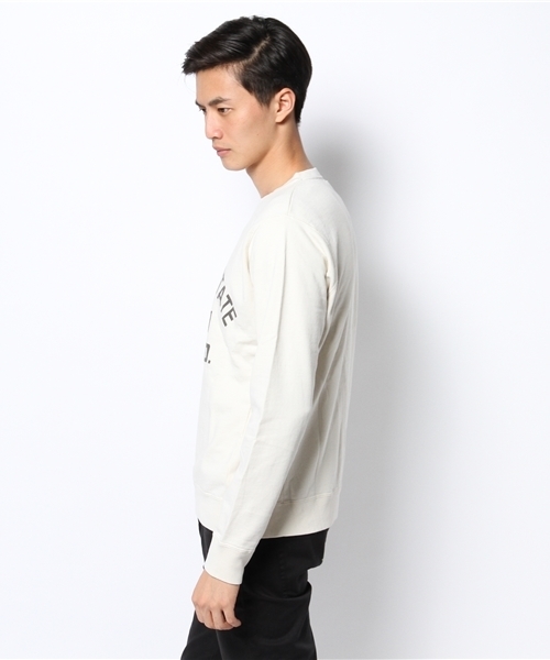 WEGO（ウィゴー）の「WEGO/シリコン加工プリントスウェット（スウェット・メンズ・オフホワイト/ネイビー・LARGE/MEDIUM）」の5枚目の写真