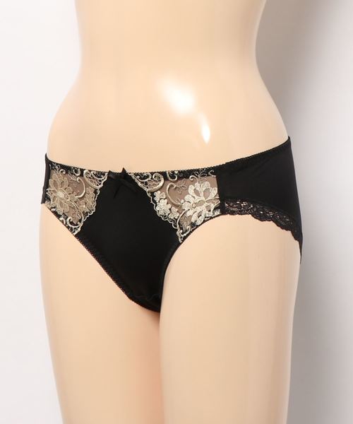 Triumph（トリンプ）の「【WEB限定価格】トリンプ AC004 レギュラーショーツ30-2 Hikini 30 Y9 A5 RL2（ショーツ・レディース・ブラック/ベージュ/ブルー・M/L）」の4枚目の写真