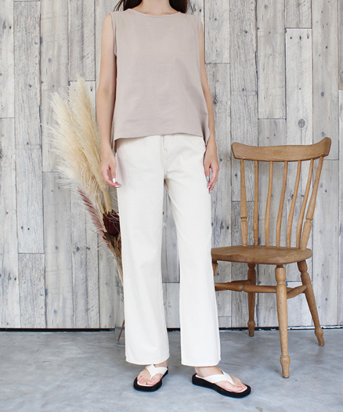 MODE ROBE(モードローブ)の「ルーズストレートパンツ(その他パンツ・レディース・ベージュ/アイボリー/カーキ・FREE)」の20枚目の写真