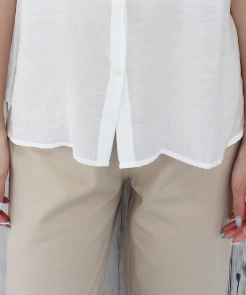 MODE ROBE(モードローブ)の「ルーズストレートパンツ(その他パンツ・レディース・ベージュ/アイボリー/カーキ・FREE)」の7枚目の写真