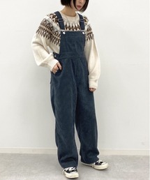 apres jour mignon（アプレジュールミニョン）の「アソートサロペット【ZOZOTOWN限定アイテム】（サロペット/オーバーオール・ブルー系）」