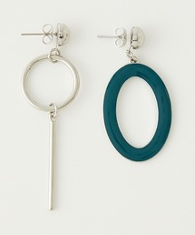 AZUL by moussy | COLOR ASYMMETRY EARRING/カラーアシンメトリーピアス(ピアス（両耳用）)