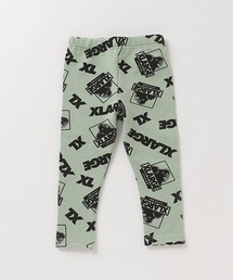 XLARGE KIDS | ミニ裏毛 ランダムロゴ総柄レギパン(その他パンツ)