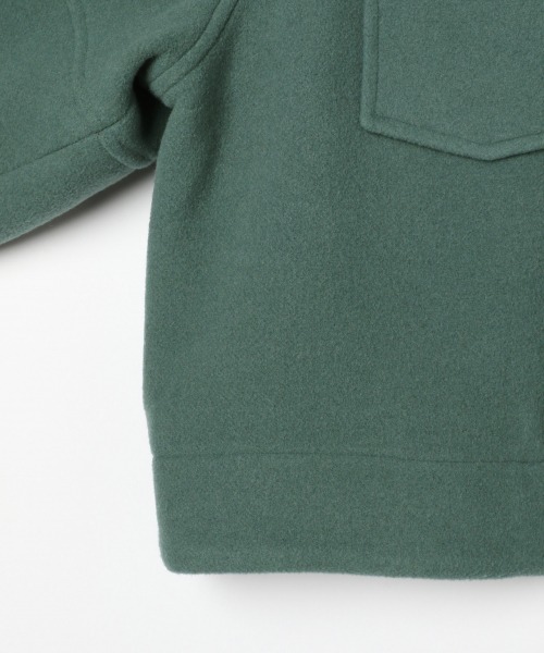 LOWRYS FARM（ローリーズファーム）の「メリノウールジャケット　917859（ブルゾン・レディース・グリーン/アイボリー・FREE）」の12枚目の写真