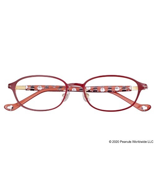 PEANUTS（ピーナッツ）の「スクエア型めがね｜Zoff PEANUTS COLLECTION（メガネ・レディース・ブラウン/パープル/ブラック・FREE）」の7枚目の写真