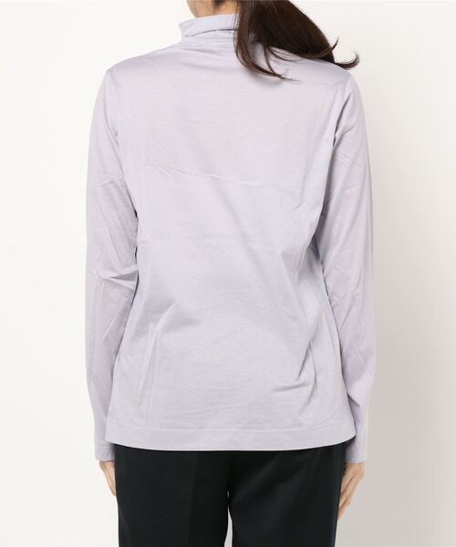 LOWRYS FARM（ローリーズファーム）の「カラータートルＬＳ　921295（Tシャツ/カットソー・レディース・ホワイト/ブラック/グレー・FREE）」の8枚目の写真