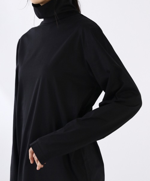 LOWRYS FARM（ローリーズファーム）の「カラータートルＬＳ　921295（Tシャツ/カットソー・レディース・ホワイト/ブラック/グレー・FREE）」の6枚目の写真