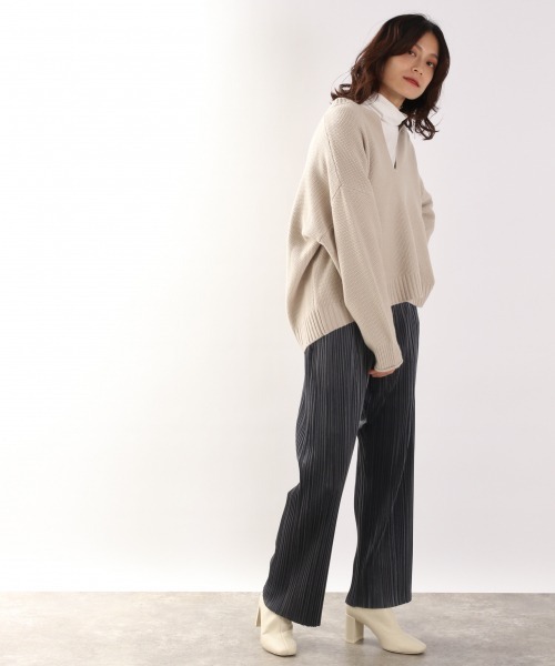 LOWRYS FARM（ローリーズファーム）の「カラータートルＬＳ　921295（Tシャツ/カットソー・レディース・ホワイト/ブラック/グレー・FREE）」の15枚目の写真