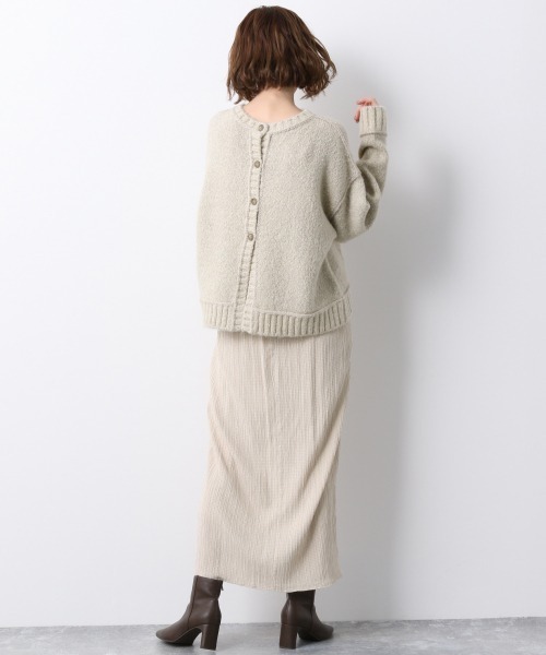 A part by(アパートバイ)の「PoRyタイトマキシスカート 921304(スカート・レディース・チャコールグレー/ホワイト系その他6/グリーン系その他4/オレンジ系その他4・FREE)」の12枚目の写真