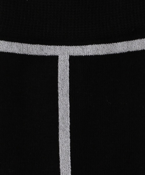 CHICSTOCKS（シックストックス）の「CHICSTOCKS / ラインソックス《ESTNATION EXCLUSIVE》（ソックス/靴下・メンズ・ホワイト/ブラック・FREE）」の3枚目の写真