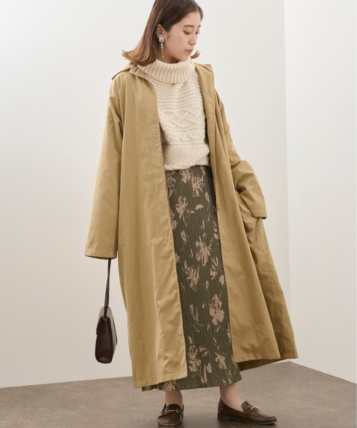 Ambre Neige(アンブルネージュ)の「ドルマンケーブルニット/【WEB/EC限定商品】(ニット/セーター・レディース・オフホワイト/モカ・FREE)」の13枚目の写真