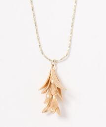 AMERICAN HOLIC | リーフメタルパーツネックレス　＊(ネックレス)